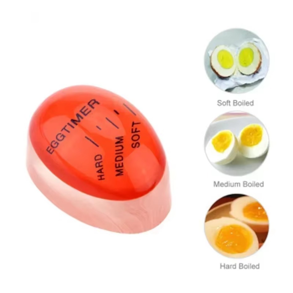Kitchen Gadgets For Seniors - Herbruikbare Eierkookwekker 1 Stuk Kleurveranderende Hars