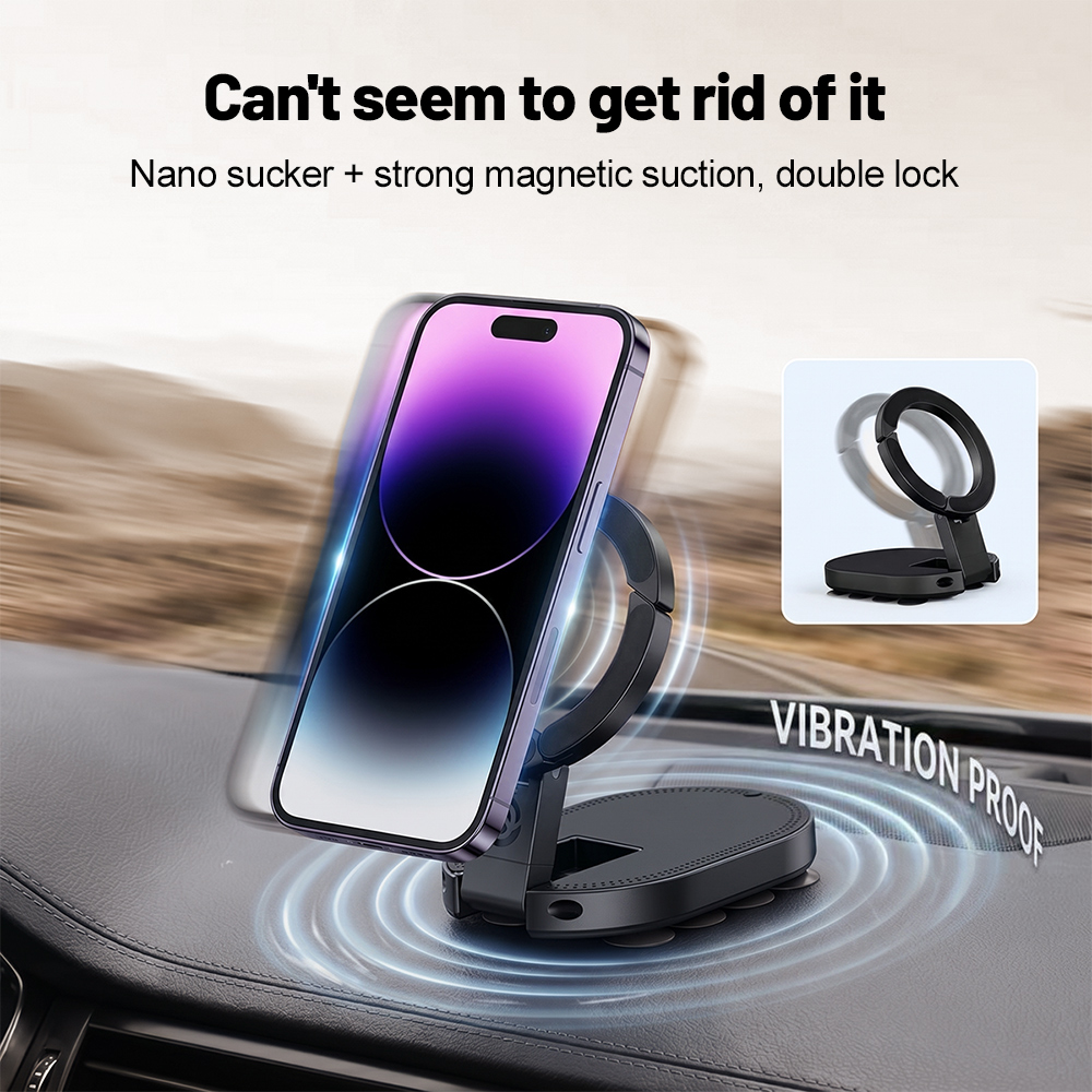 Kitchen Gadgets & Toys - 360 ° Draaibare 3-in-1 zuignap magnetische