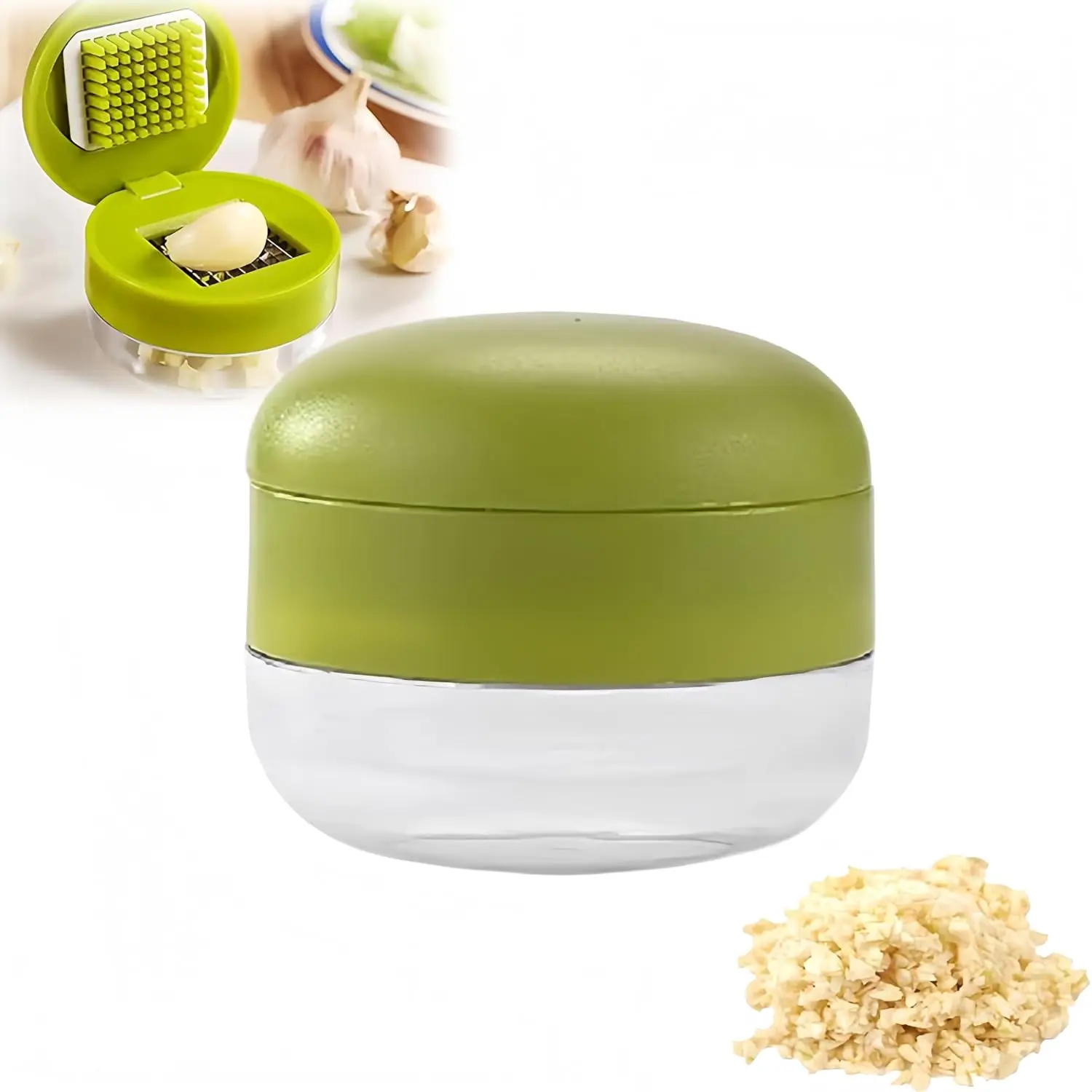 Manual Garlic Press - Handmatige knoflookpers en gemberhakselaar, knoflookpers en