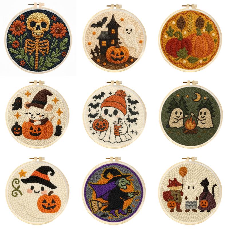 Kitchen Gadgets Crossword - Punch Needle Kit Ghost Pumpkin Creatieve