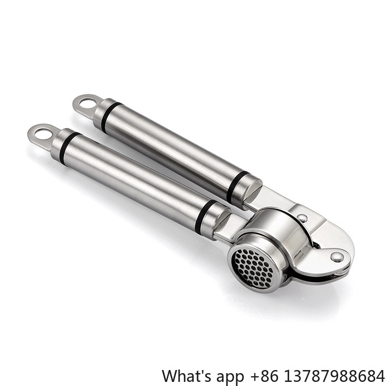 Manual Garlic Press - 304 roestvrijstalen knoflookpers, handmatig persen, verdikte