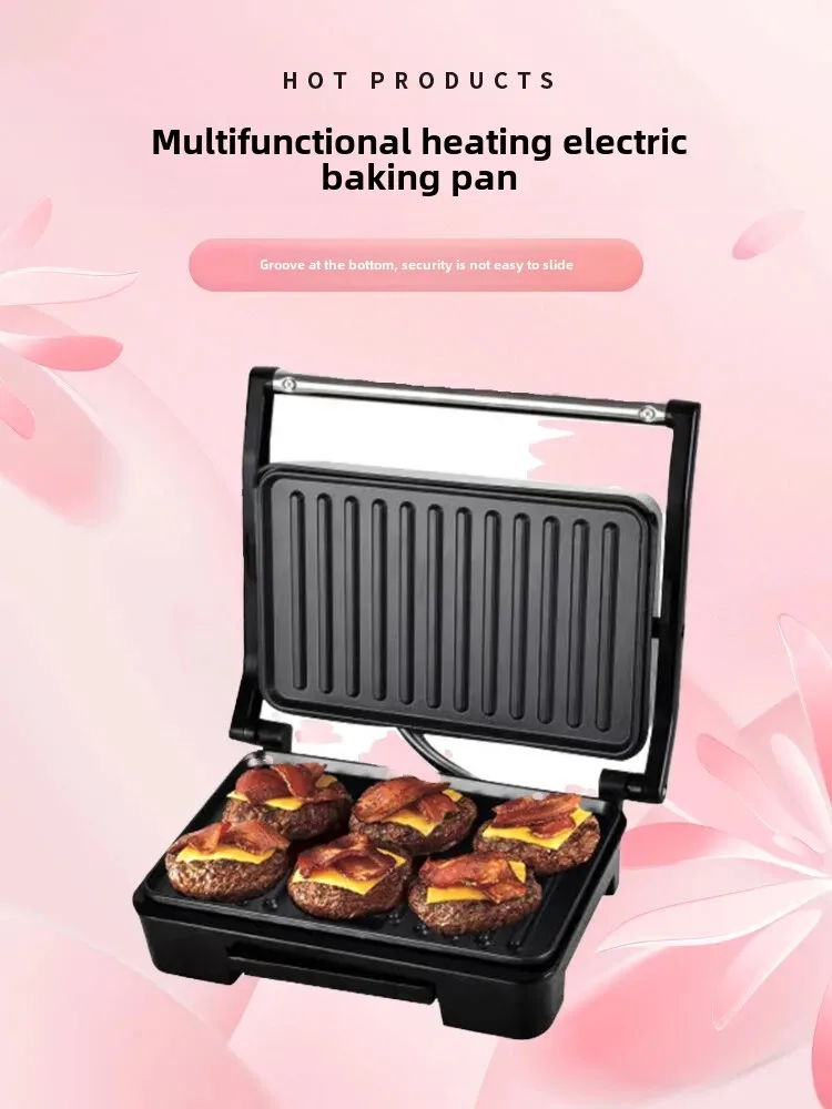Breakfast Sandwich Maker - Sandwichmaker Multifunctionele Verwarmingsapparaat Elektrische Pannenkoeken-Grill Steakmaker