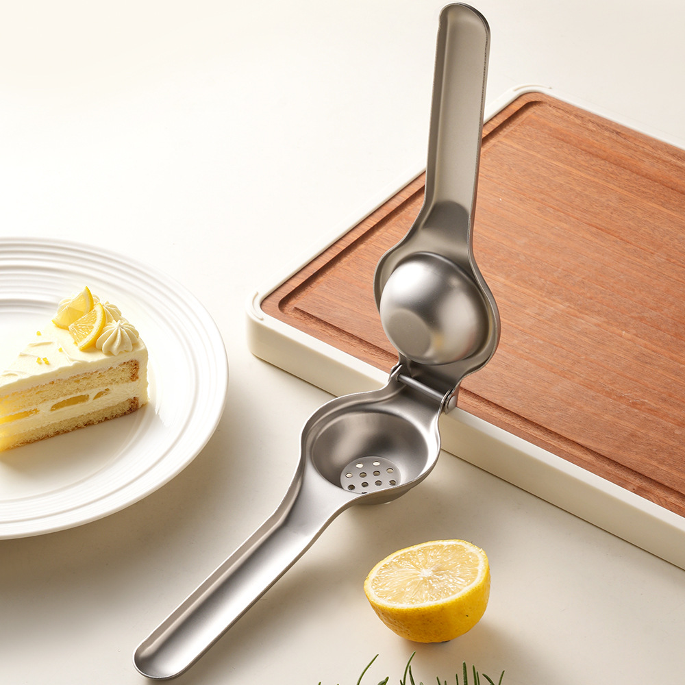 Roestvrijstalen citroenpers, k - Manual Garlic Press recensie en prijs