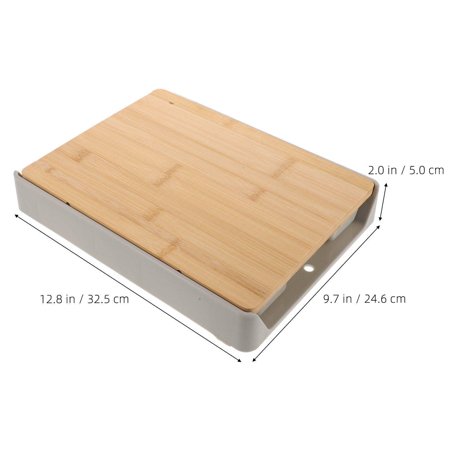 Bamboe snijplank, ladevormig,  - Bamboo Cutting Board recensie en prijs