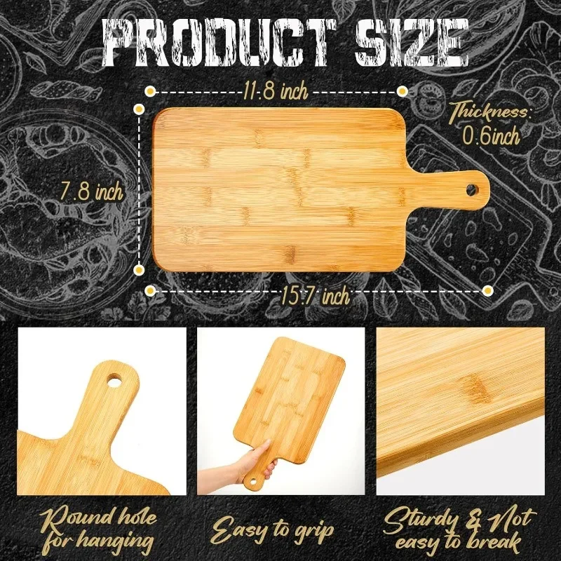 Bamboe snijplank met handvat G - Bamboo Cutting Board recensie en prijs