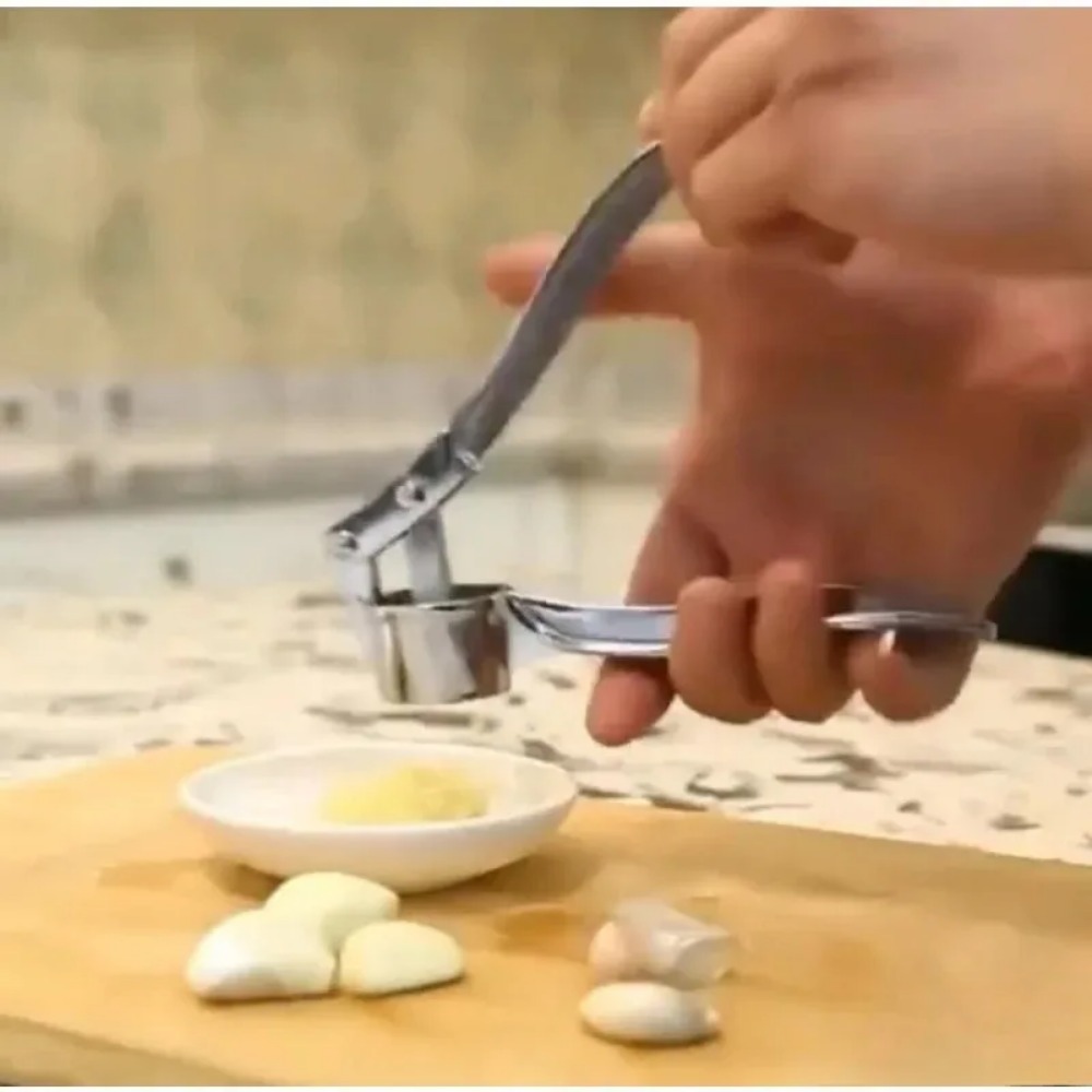 Hete Knoflookpers Roestvrij St - Manual Garlic Press recensie en prijs