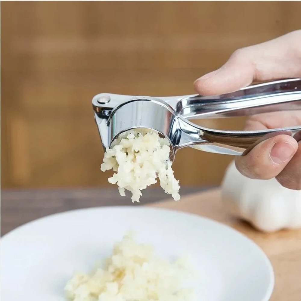 Hete Knoflookpers Roestvrij St - Manual Garlic Press recensie en prijs