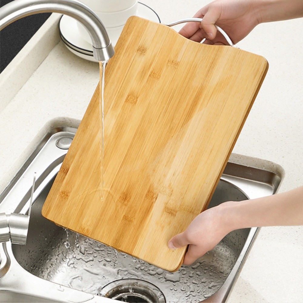 Massief houten snijplank met h - Bamboo Cutting Board recensie en prijs