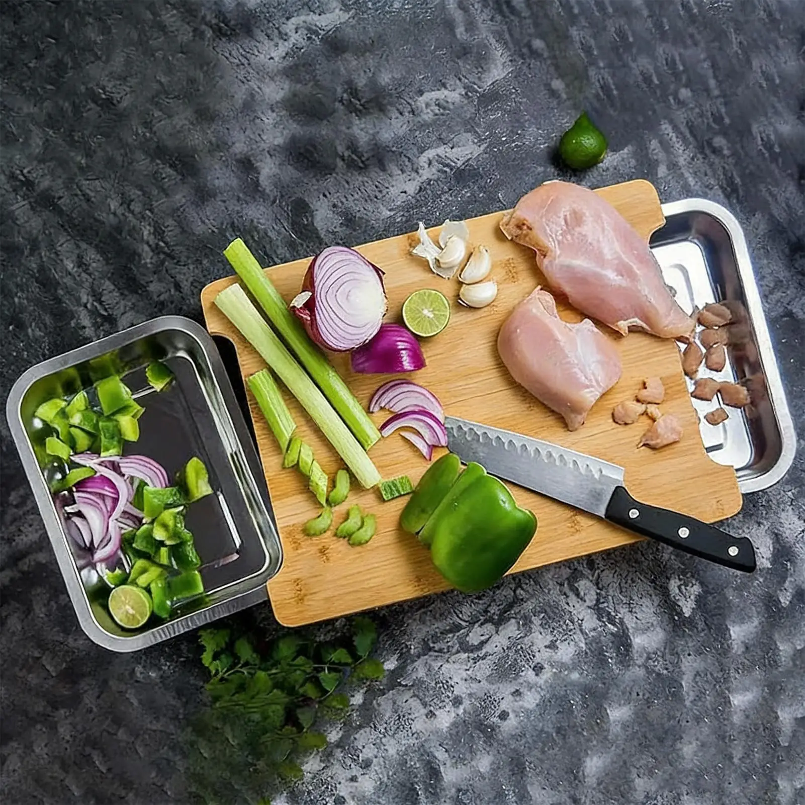 Ecologisch bamboe snijplank me - Bamboo Cutting Board recensie en prijs