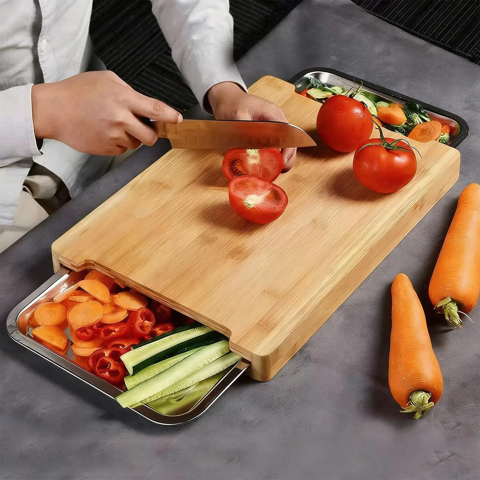 Ecologisch bamboe snijplank me - Bamboo Cutting Board recensie en prijs