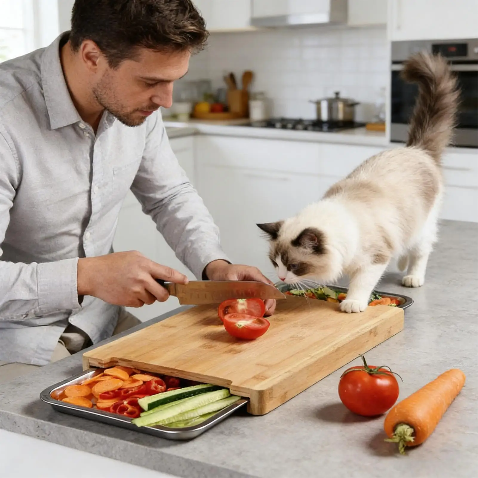 Ecologisch bamboe snijplank me - Bamboo Cutting Board recensie en prijs