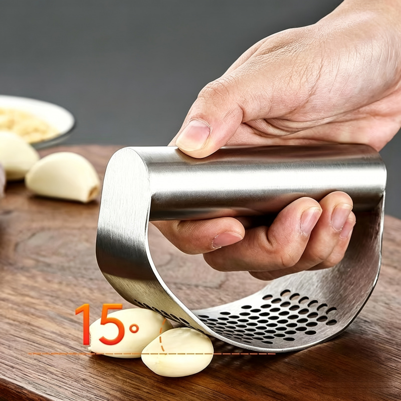 Roestvrijstalen ring Handmatig - Manual Garlic Press recensie en prijs