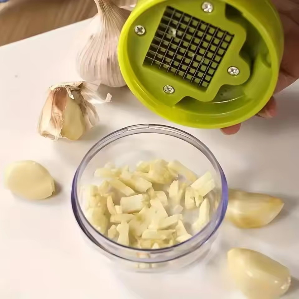 Handmatige knoflookpers, -snij - Manual Garlic Press recensie en prijs