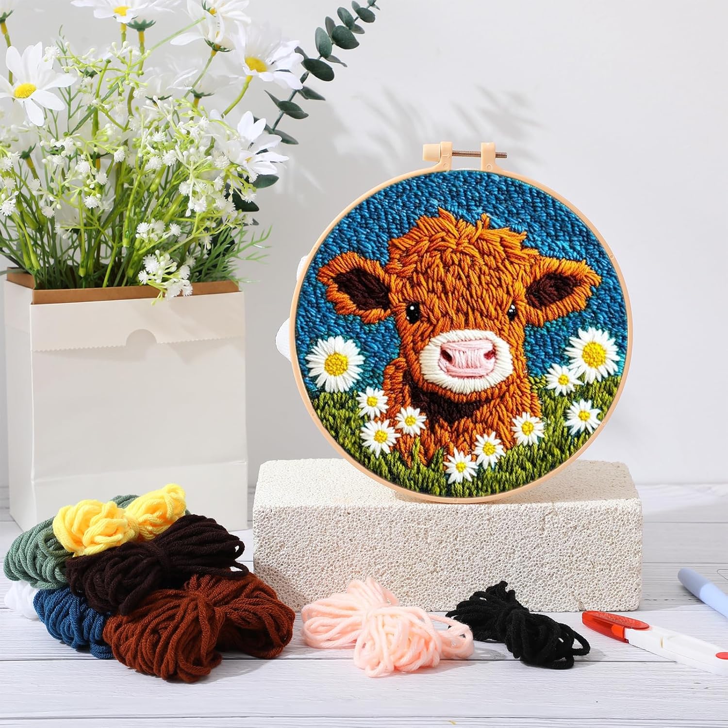 20x20cm Mushroom Punch Needle  - Kitchen Gadgets Crossword recensie en prijs