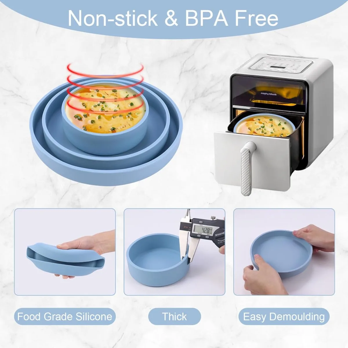 3-delige siliconen magnetron-e - Breakfast Sandwich Maker recensie en prijs