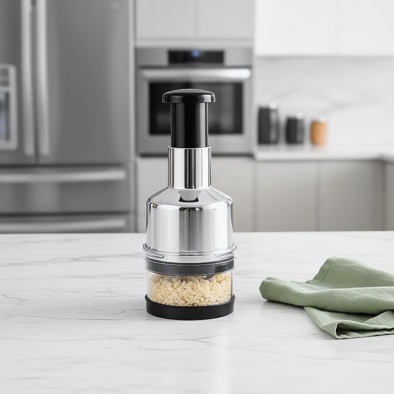 304 RVS handmatige knoflookper - Manual Garlic Press recensie en prijs